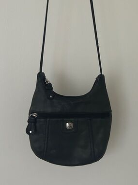 Stone Mountain Dark Green Soft Leather Shoulder/Crossbody Bag, Small